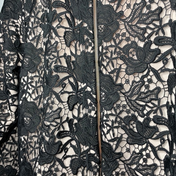 Stella & Dot Danielle Lace Bomber Jacket - Picture 6 of 11